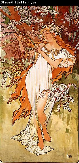 Alfons Mucha Spring